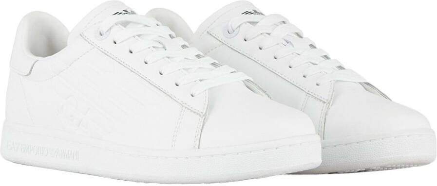 Emporio Ar i EA7 Witte sneakers geïnspireerd op sportkleding White