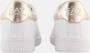 Emporio Ar i EA7 Witte leren sneakers met adelaarslogo White - Thumbnail 4