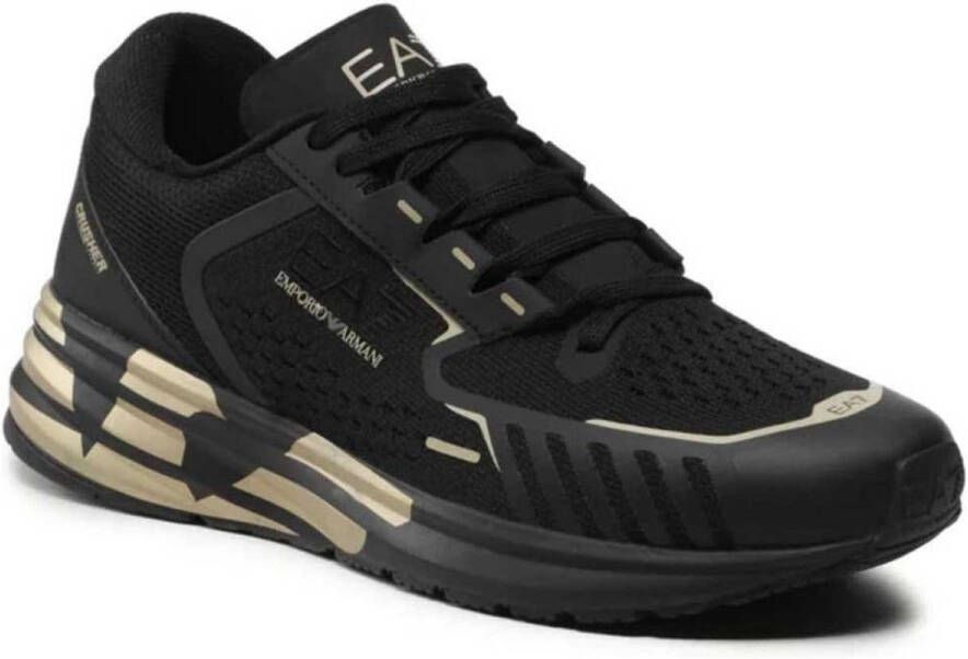 Emporio Armani EA7 Crusher Distance Heren Stijlvolle Sneakers Black Heren