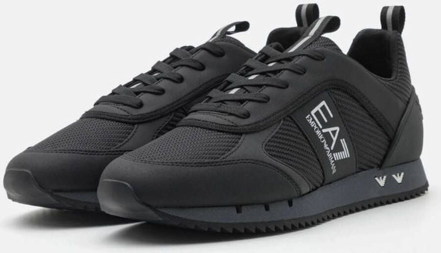 Emporio Armani EA7 Heren Schoenen Herfst Winter Collectie Nylon Black Heren