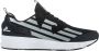 Emporio Armani EA7 Unisex Sneaker Hardlopen Training Mesh Rubber Zwart Zilver Black Heren - Thumbnail 1