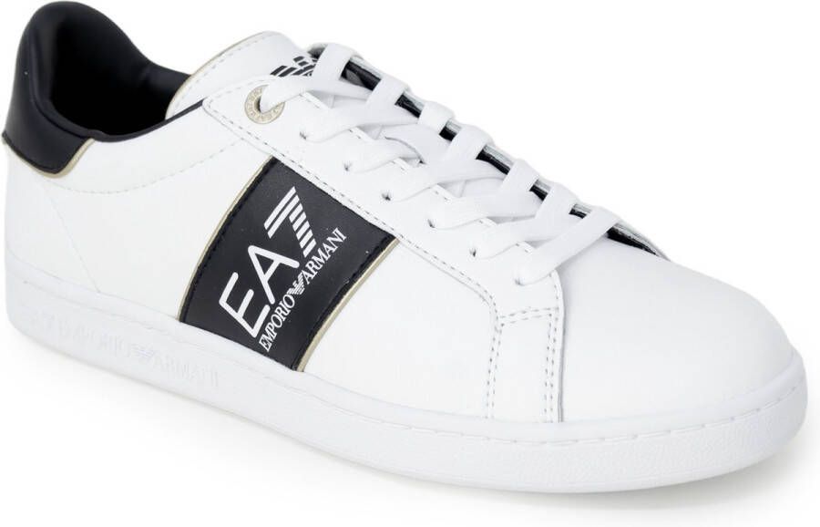 Emporio Armani EA7 Klassieke Sneakers met Vetersluiting White Heren