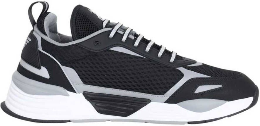 Emporio Armani EA7 Zwarte Casual Trainers Sneaker Black Heren