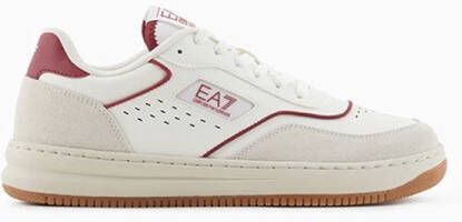 Emporio Ar i EA7 Multikleur Vetersluiting Sneakers White
