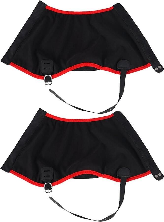 Enkel beenkappen Waterdicht zanddicht Wandelen klim Scheurvast nylon 90 gram Zwart