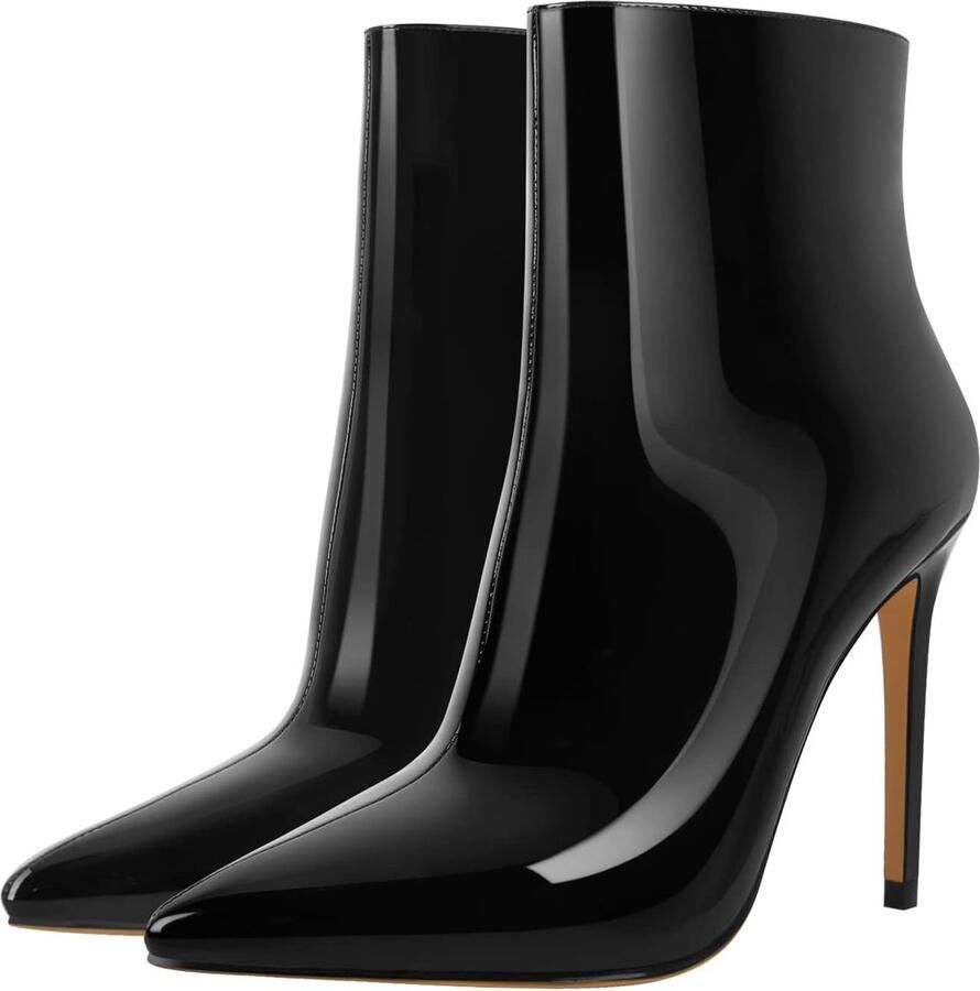 Maker Enkellaarsjes voor dames punt hoge hakken stiletto enkellaarzen