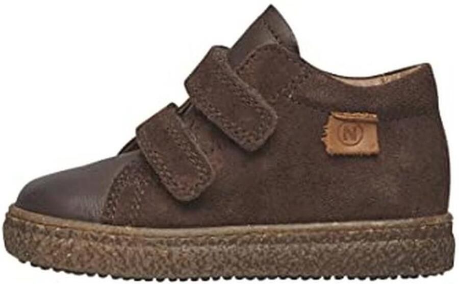 Enkelhoge meisjes sneakers met klittenbandsluiting en antislip onderkant