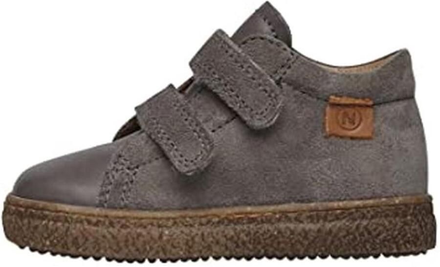 Enkelhoge meisjes sneakers met klittenbandsluiting en antislip rubberen onderkant