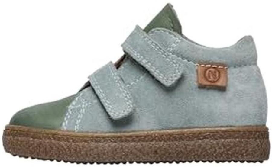 Enkelhoge suède sneakers voor meisjes met klittenbandsluiting