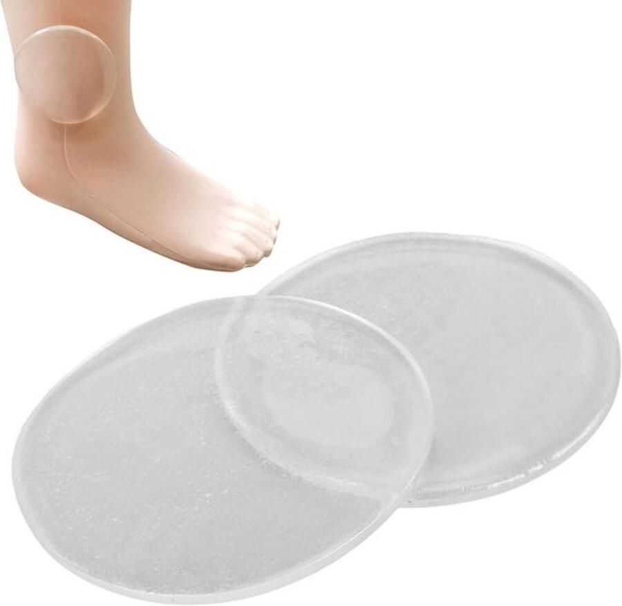 Enkelkussentjes 2 Stuks Gelpads voor Laarzen Verlichten Druk Verbeteren Bloedsomloop Voorkomen Pijn Lichtgewicht en Compact Enkelkussens