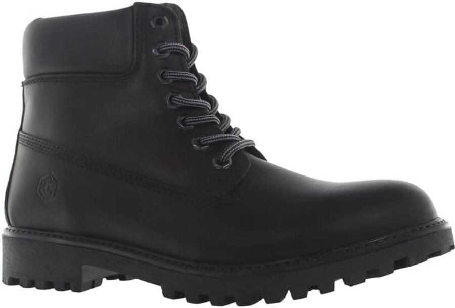 Heren Enkelboot Leer Met Armoured Zool