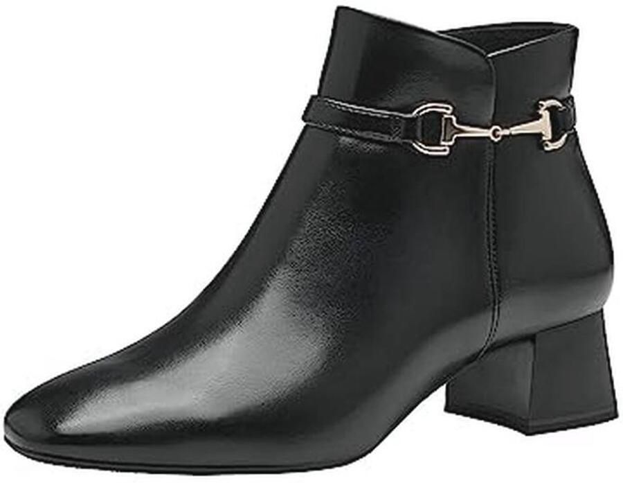 Enkellaarsje met witte oppervlakte voor dames