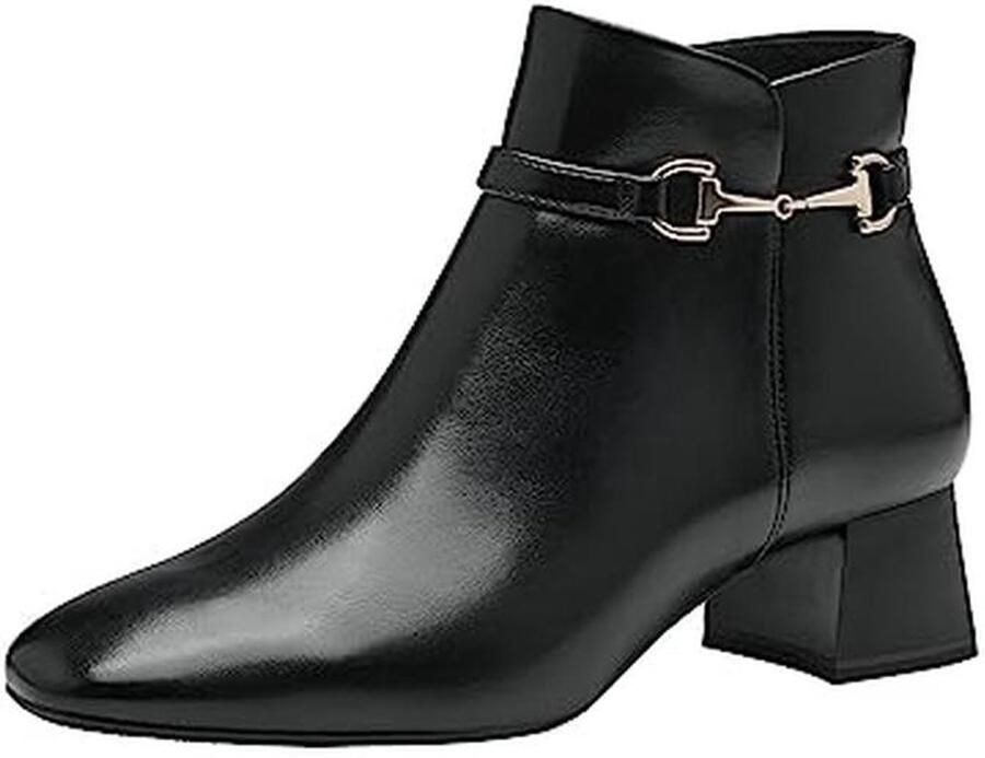 Enkellaarsje met witte oppervlakte voor dames