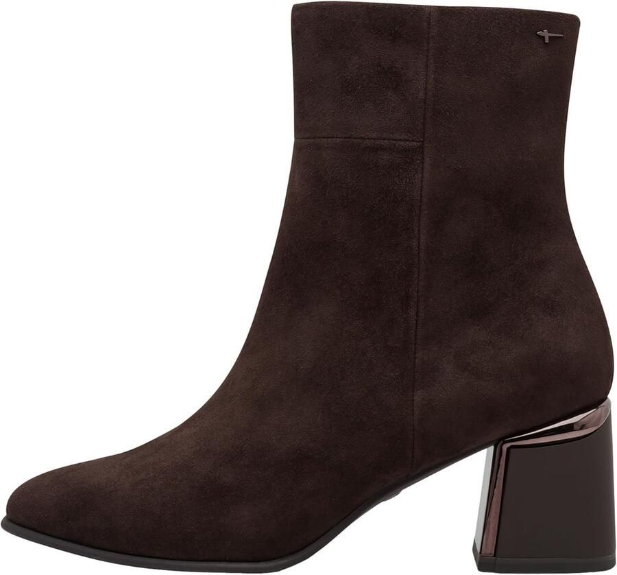 Enkellaarsjes Dames Leer Comfortabele Ritssluiting