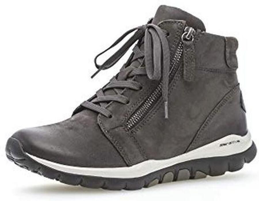 Enkellaarsjes voor dames met uitneembaar voetbed en ritssluiting