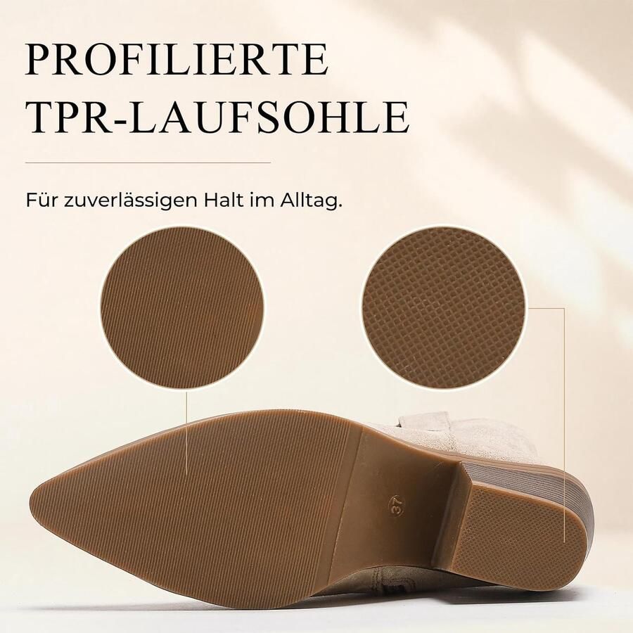Enkellaarsjes western boots met borduurwerk hak