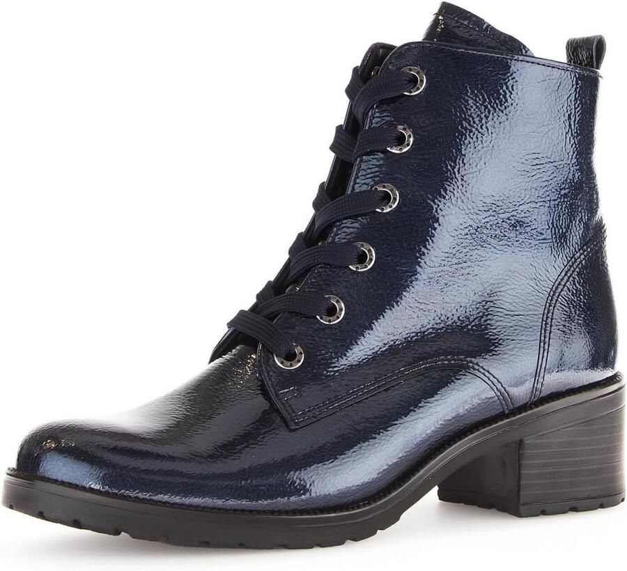 Enkellaarzen met veters voor dames extra brede pasvorm