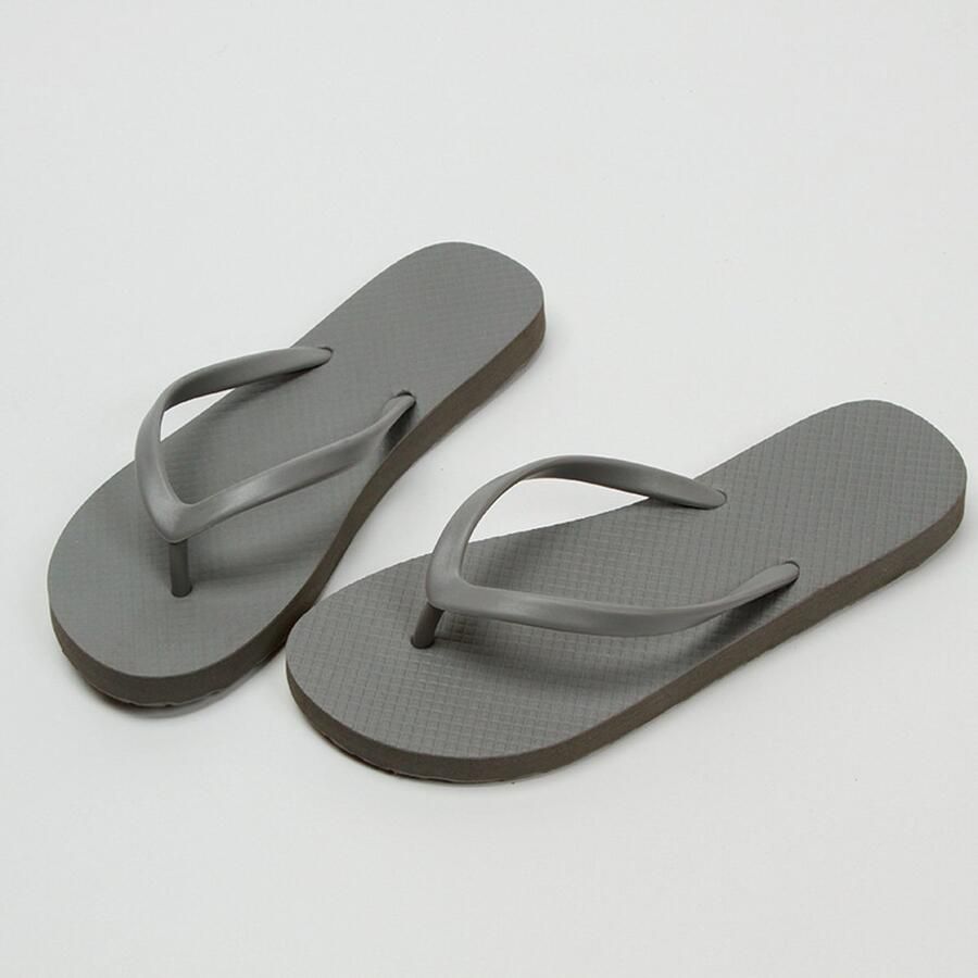 Ergonomische EVA-slippers voor dames lichtgewicht comfortabele teenslippers met voetboogondersteuning en antislipzool ideale strand- en zwembadschoenen voor de zomervakantie Grijs 35