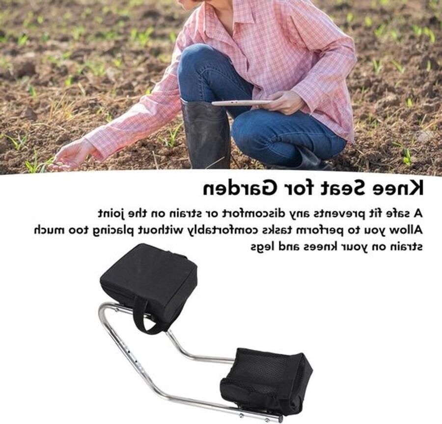 Ergonomische Knielaarzen met Enkele Ondersteuning voor Tuinieren Draagbaar en Comfortabel voor Langdurig Gebruik