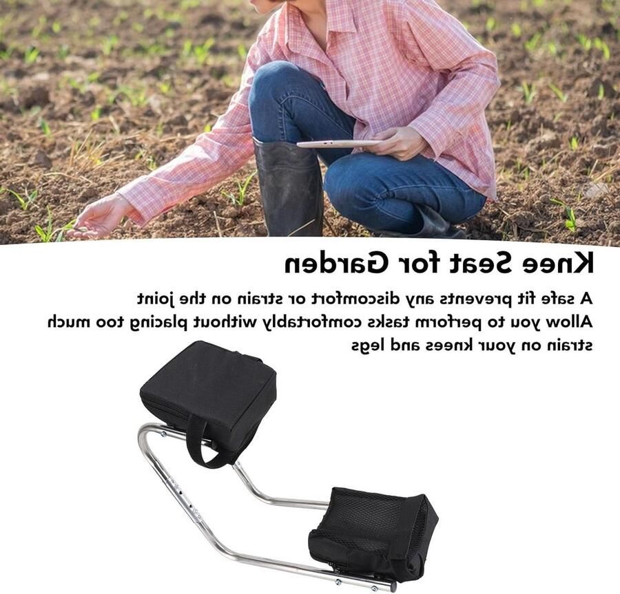 Ergonomische Knielaarzen met Enkele Ondersteuning voor Tuinieren Draagbaar en Comfortabel voor Langdurig Gebruik