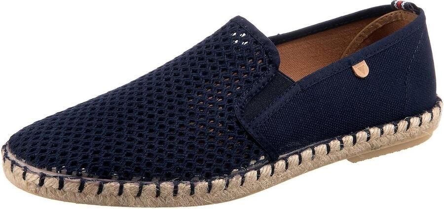 Espadrilles Heren Zomerschoenen Instappers Ontspannen Wandelen Natuurlijke Materialen Blauw