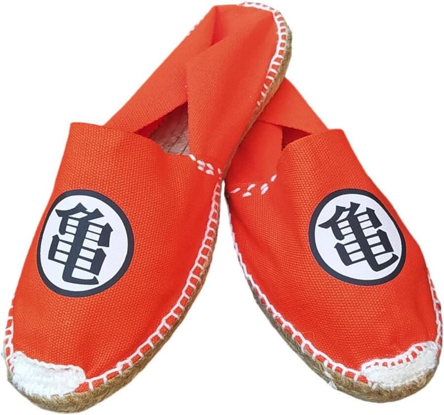 Espadrilles met Japanse Schildpad Print 100% Biologisch Katoen Unieke ga Anime Stijl