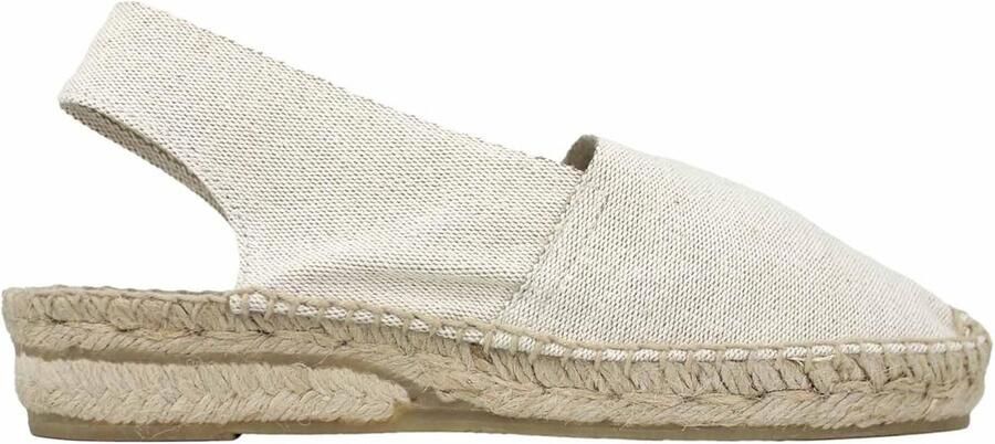 Espadrilles met Lage Sleehak Handgemaakt in Spanje
