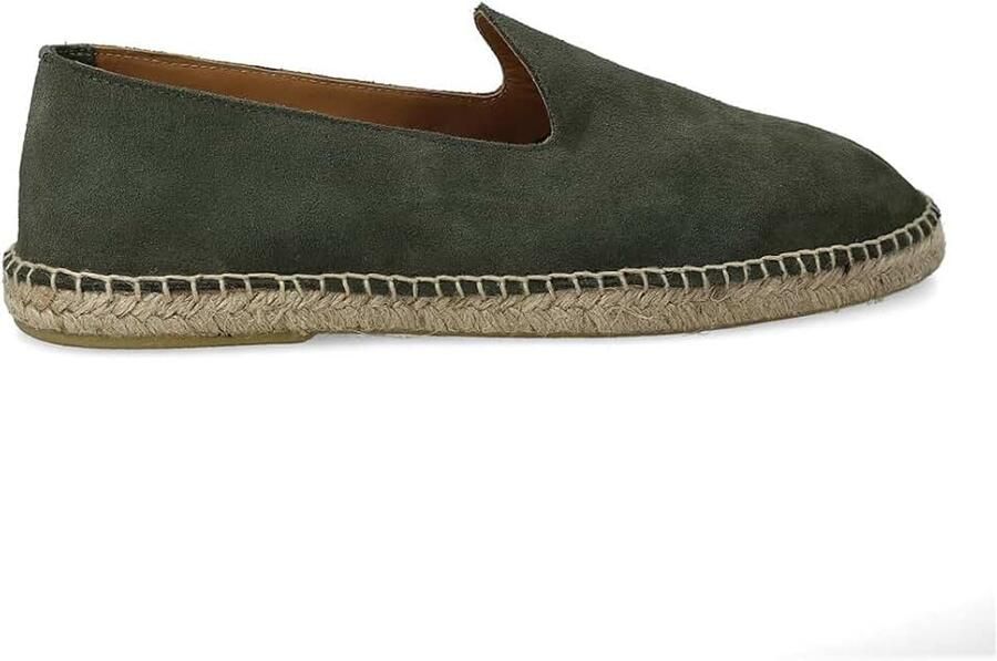 Espadrilles Mocassin voor Heren. Sandalen Flexibele Zomerpantoffels. Suède Schoenen Slip On voor Heren. Bruin Marineblauw en Kaki
