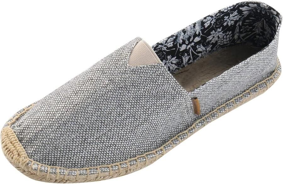 Espadrilles Retrostijl Effen kleur Canvas Flats