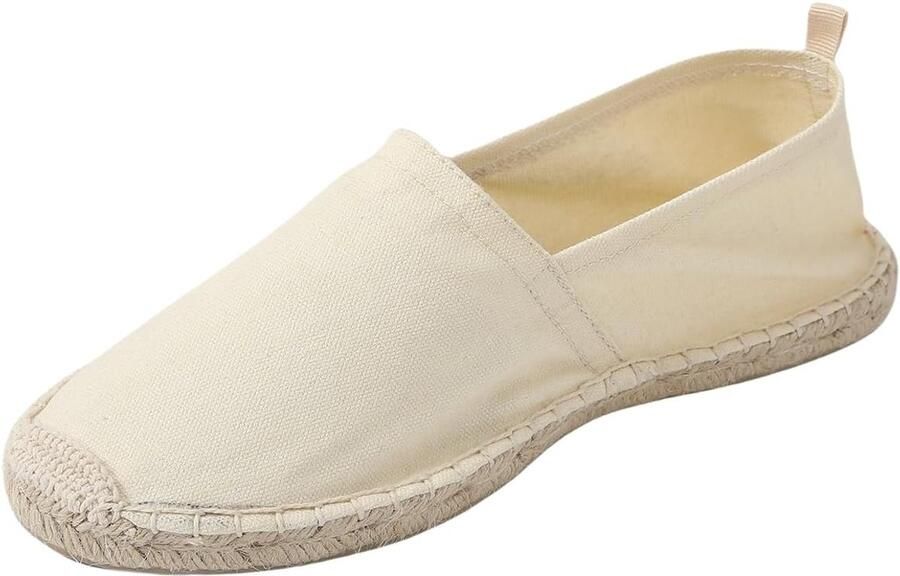 Espadrilles voor dames volwassenen comfortabel licht ideaal voor thuis en buiten