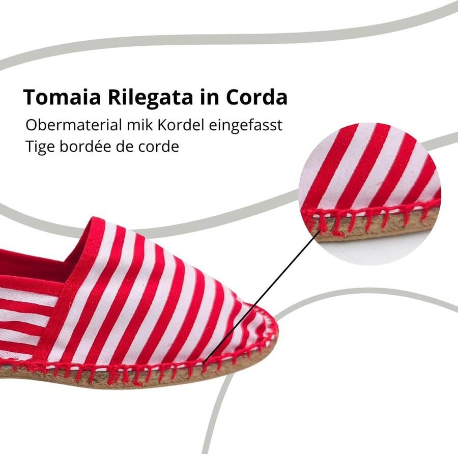 Espadrilles voor en van canvas zomerschoenen slip-on klassieke platte espadrilles met rubberen onderkant