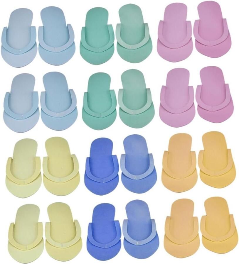 Eva Slippers Hotel Pantoffels Reizen en Spa Lichtgewicht Ade d 26x Kleur