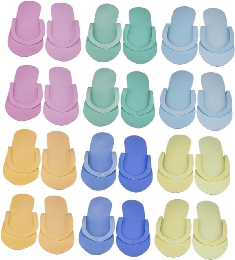 Eva Slippers Hotel Slippers Reizen en Spa Lichtgewicht Ade d 26x Kleur