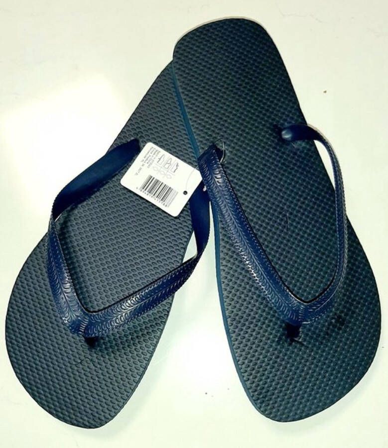 Evora teenslippers blauw 1 paar blauwe slippers flip flops PE slipper large