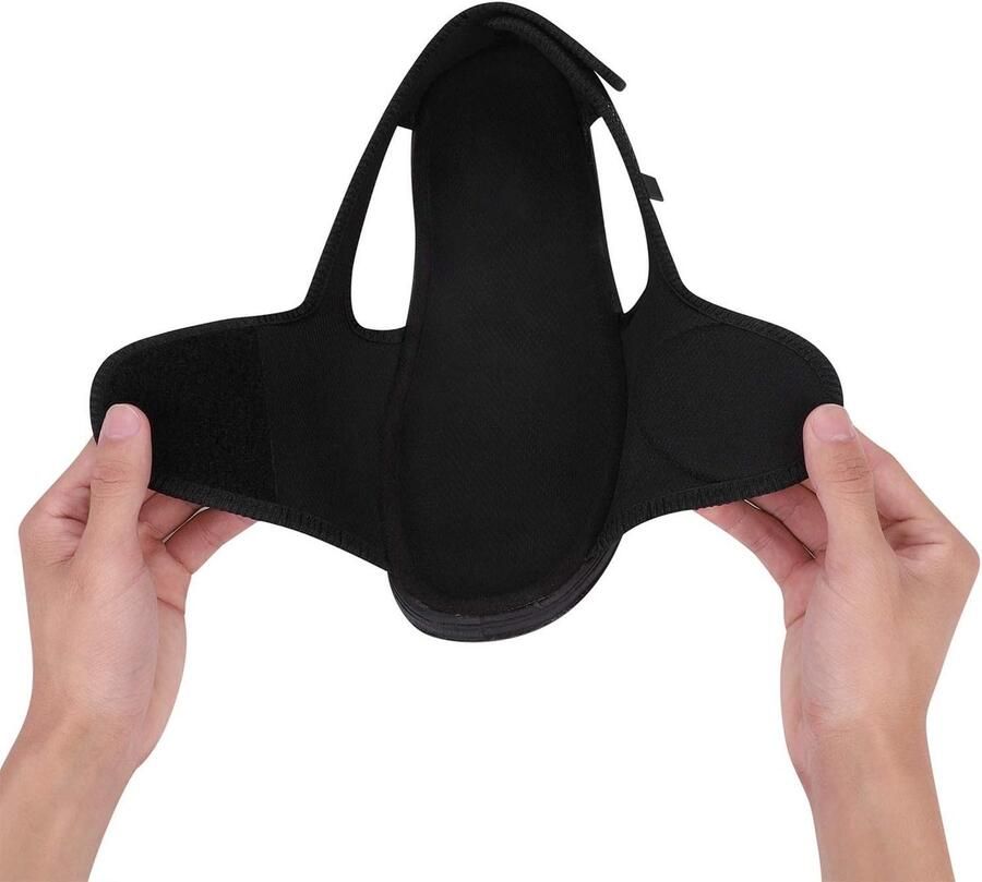 Extra brede bandagesandalen voor vrouwen met klittenbandsluiting en zachte rubberen zool ademend en geschikt voor volwassenen en senioren