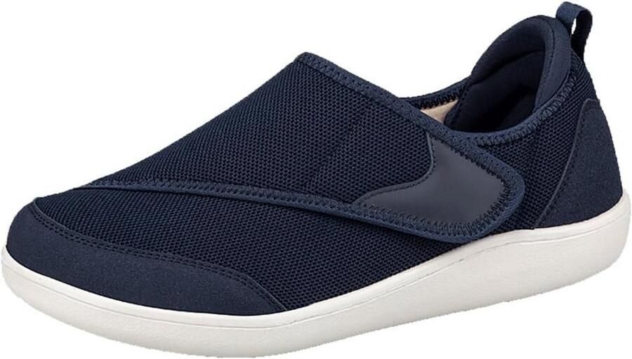 Extra Brede Diabetische Comfortschoenen met Klittenband Ade d en Slipvast voor Senioren