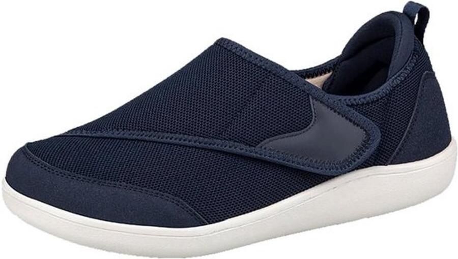 Extra Brede Diabetische Comfortschoenen met Klittenband Ade d en Slipvast voor Senioren