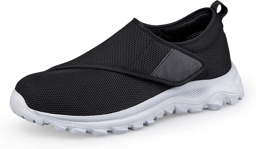 Extra Brede Diabetische Schoenen voor en Comfortabele Wandelschoenen met Klittenband