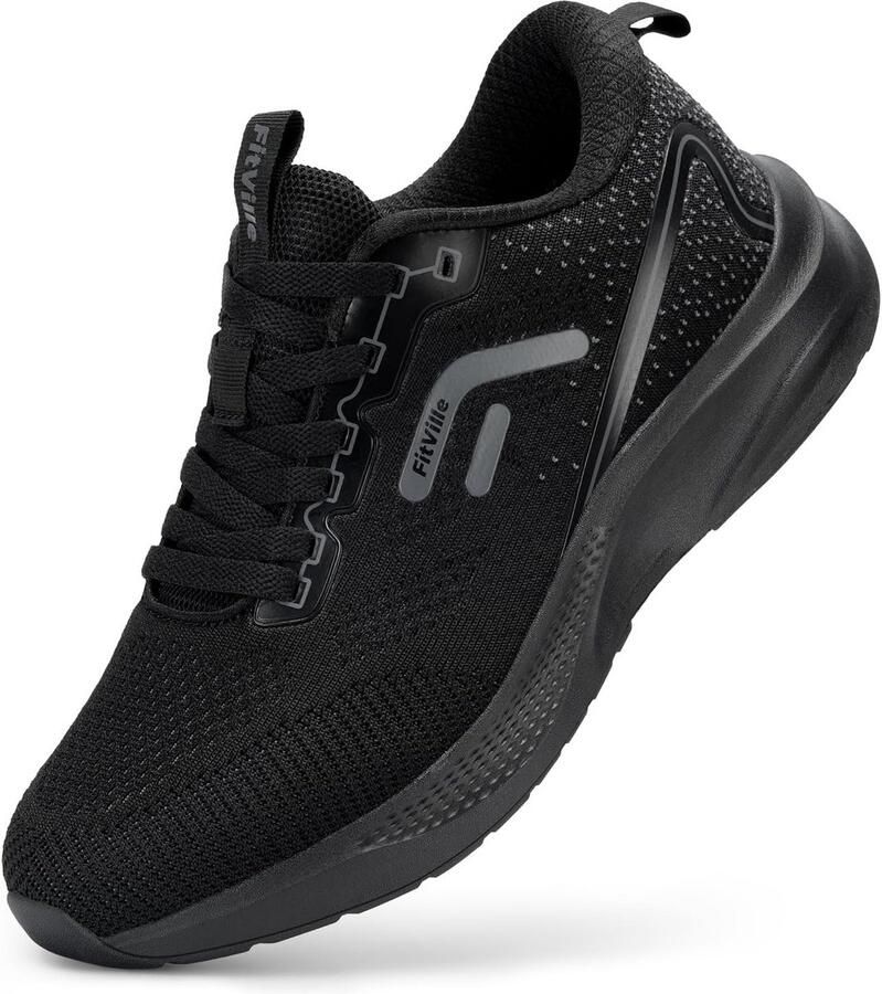 Heren Sportschoenen Extra Breed Lichtgewicht Ademende Hardloopsneakers