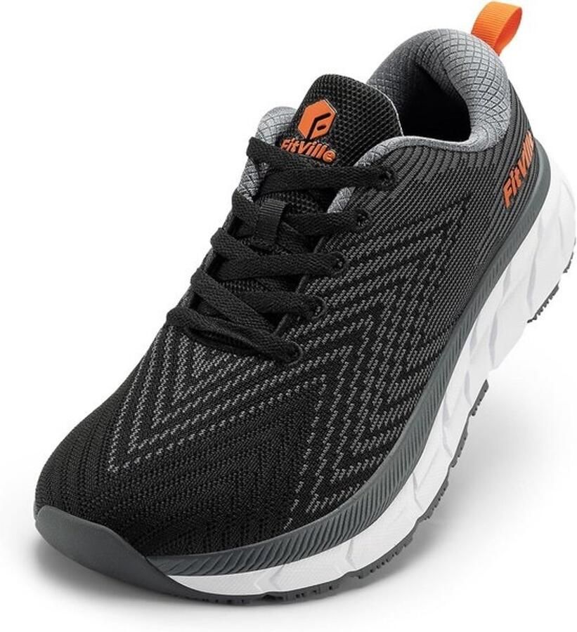 Extra Brede Hardloopschoenen Heren Lichtgewicht Ademende Sportschoenen voor Joggen en Tennis