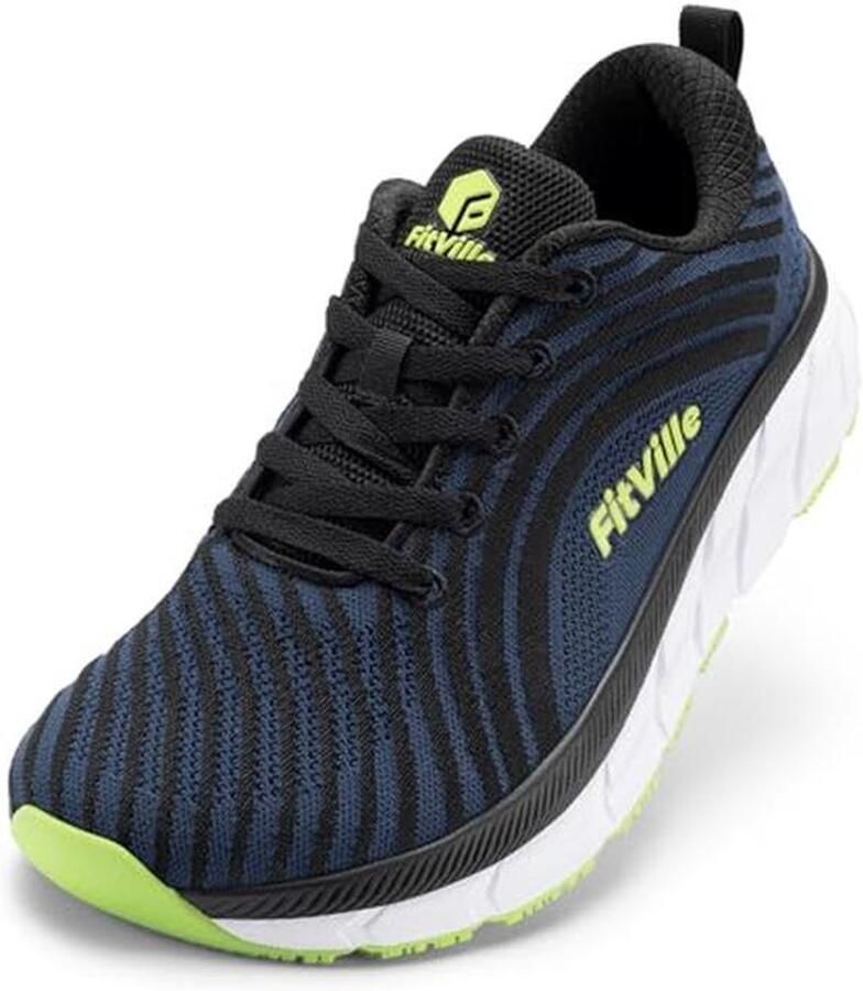 Extra Brede Hardloopschoenen voor Mannen Lichtgewicht Ademend en Comfortabel Perfect voor Joggen Wandelen en Fitness