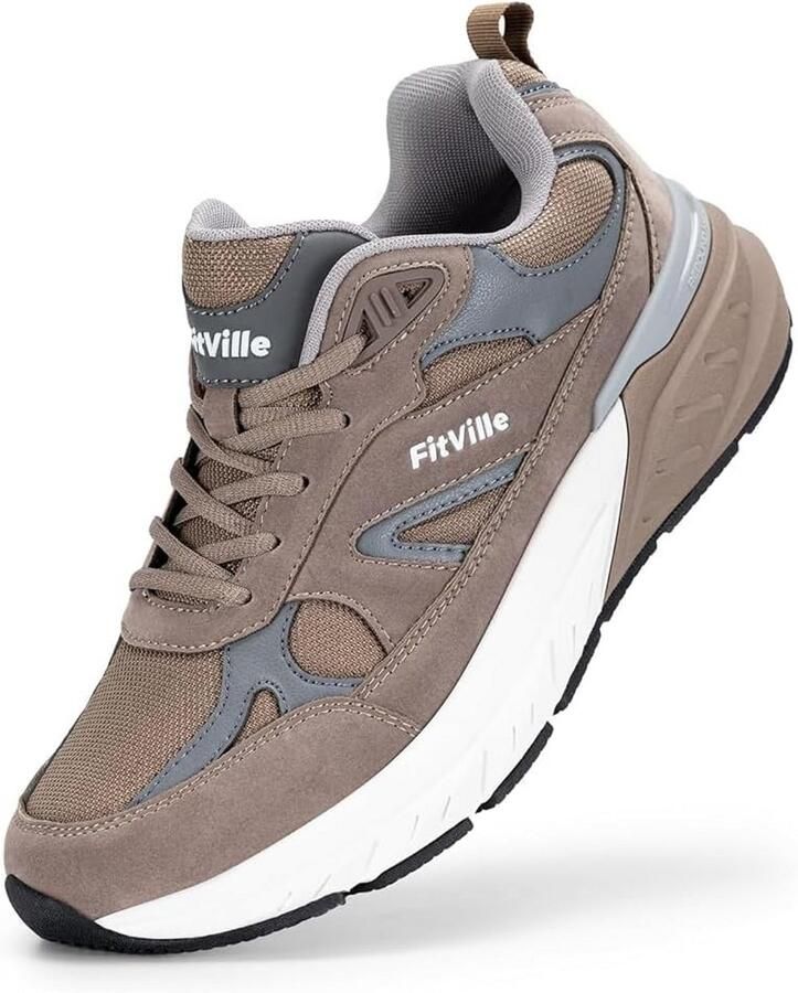 Extra Brede Heren Hardloopschoenen Sportschoenen Non-slip Ademend voor Brede Voeten