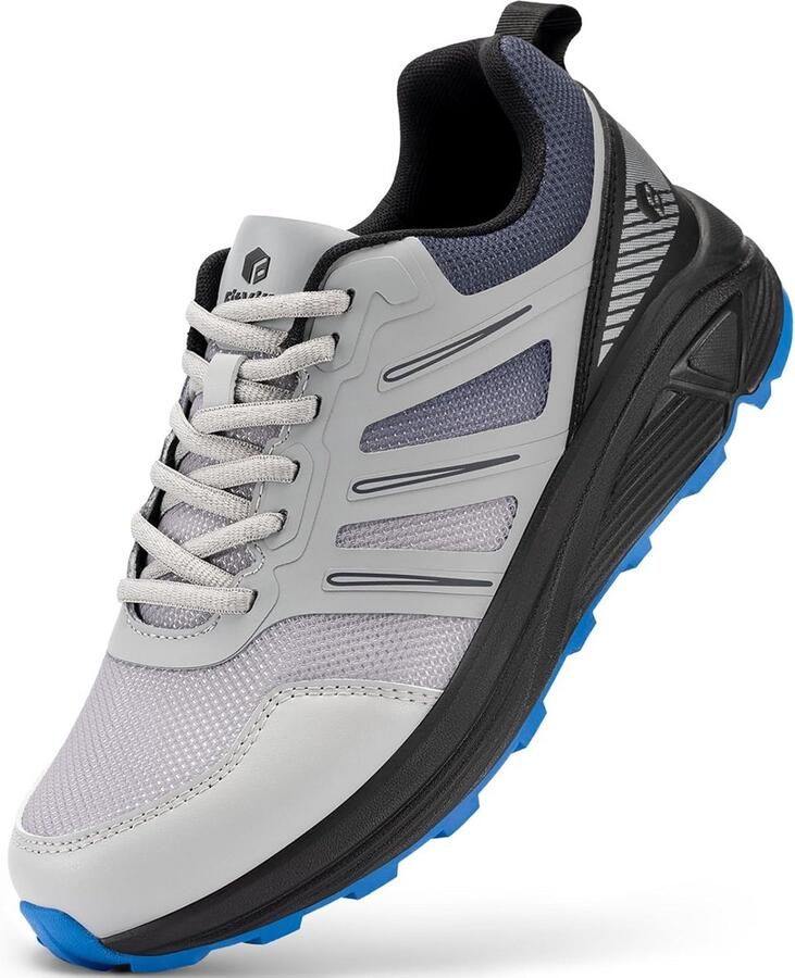 Extra Brede Heren Trailschoenen Lichtgewicht Trekking en Hardloopschoenen