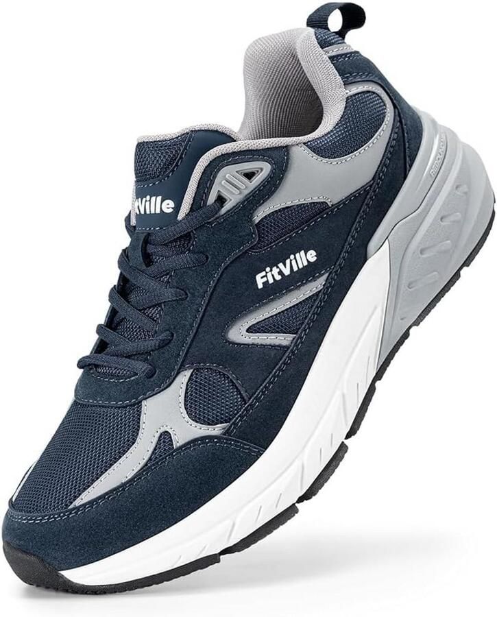 Extra Brede Sportschoenen Heren Comfortabele Hardloopschoenen voor Brede Voeten Ademend en Antislip