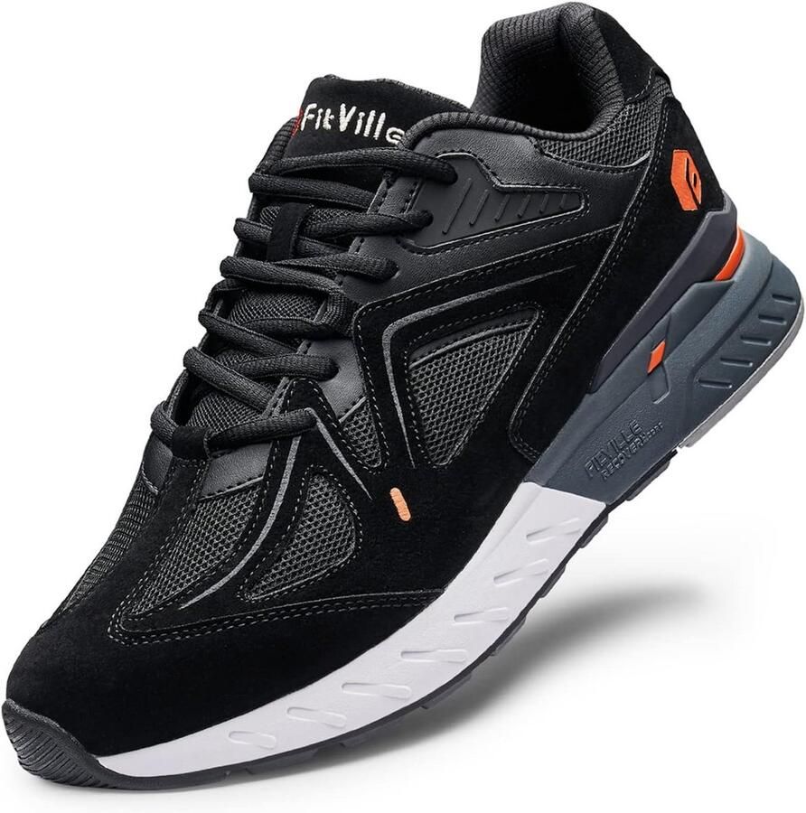 Extra Brede Heren Sportschoenen Loopschoenen Fitness Sneakers met Comfortabele Pasvorm