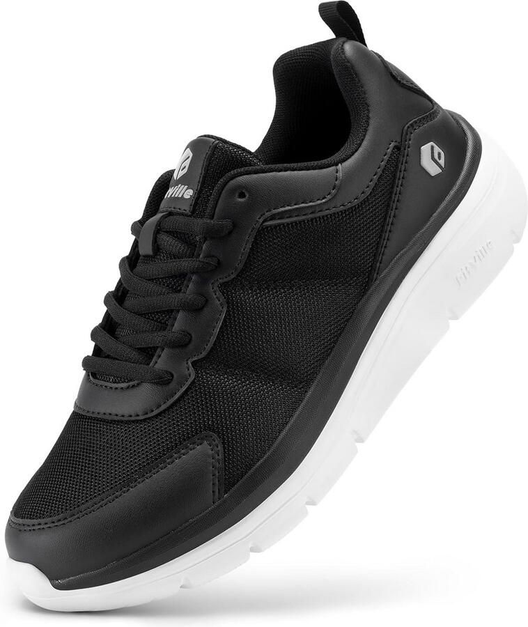 Extra Brede Wandelschoenen Heren Lichtgewicht Casual Sneakers Ademend