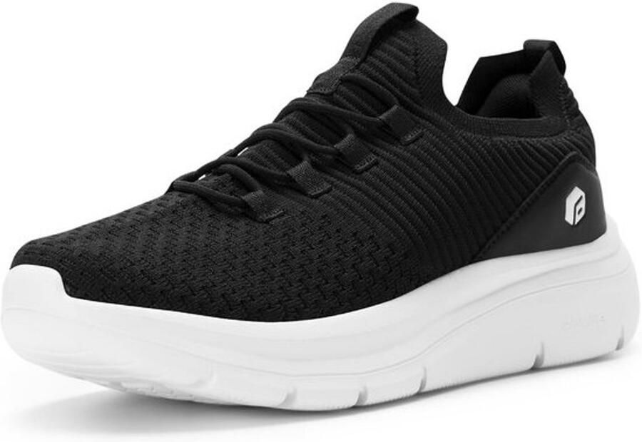 Extra Brede Wandelschoenen Heren Slip-On Sneakers Lichtgewicht Sportschoenen voor Hardlopen en Fitness