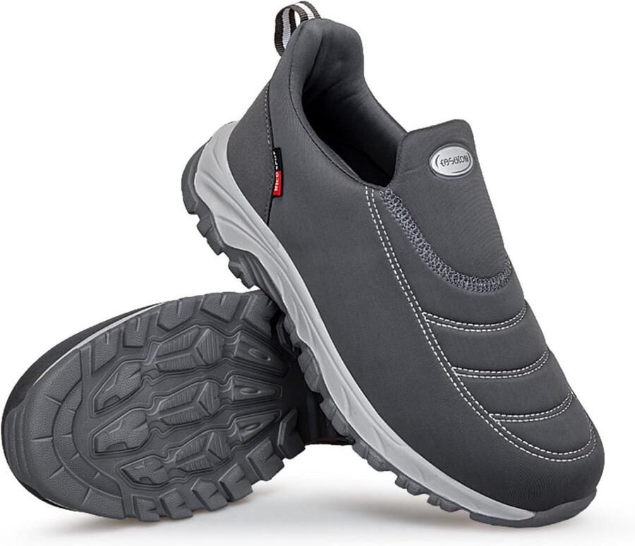 Extra Brede Wandelschoenen voor en Comfortabele Orthopedische Slip-On Outdoorschoenen