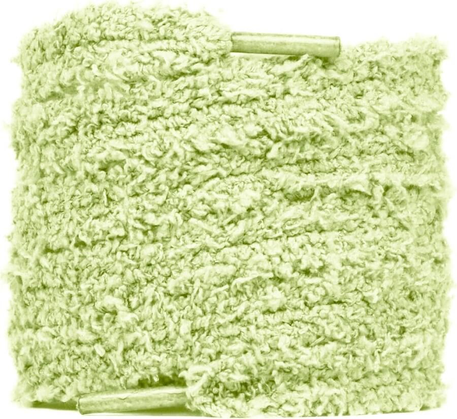 Extra Dikke Pluizige Schoenveters voor Sneakers Zachte en Modieuze Platte Veters