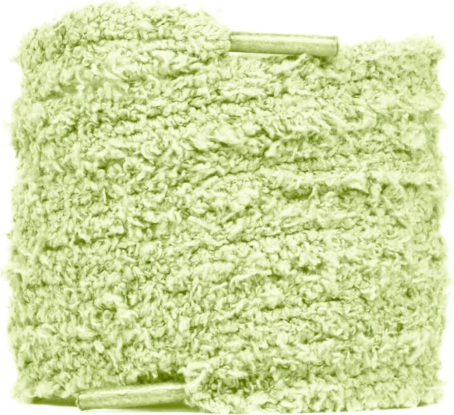 Extra Dikke Pluizige Schoenveters voor Sneakers Zachte en Modieuze Platte Veters